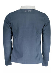 Polo Shirt Elegant Blue Long-Sleeved Polo 270,00 € 7613431373464 | Planet-Deluxe