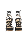 Schwarze High-Heel Sandalette aus Italien