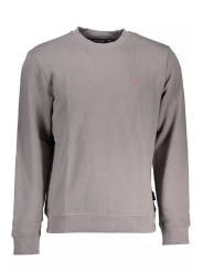Sweaters Chic Gray Crew Neck Logo Sweatshirt 180,00 € 196011758303 | Planet-Deluxe