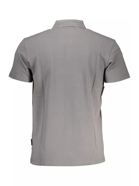 Polo Shirt Elegant Short-Sleeved Gray Polo 170,00 € 196011762546 | Planet-Deluxe