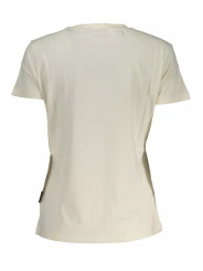 Tops & T-Shirts Chic White Logo Tee with Unique Print 130,00 € 196011776383 | Planet-Deluxe