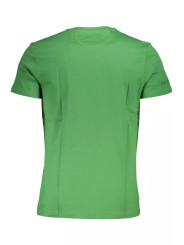 T-Shirts Emerald Elegance Cotton Tee with Exquisite Detailing 120,00 € 7613431469716 | Planet-Deluxe