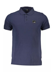 Polo Shirt Elegant Blue Cotton Polo with Chic Detailing 230,00 € 8054323854552 | Planet-Deluxe