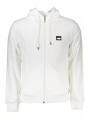 Sweaters Elegant White Hooded Sweatshirt with Embroidery Detail 380,00 € 8054323855238 | Planet-Deluxe