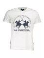 T-Shirts Elegant White Tee with Iconic Print 120,00 € 7613431469242 | Planet-Deluxe