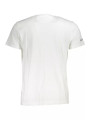 T-Shirts Elegant White Tee with Iconic Print 120,00 € 7613431469242 | Planet-Deluxe