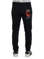 Jeans & Pants Chic Black Skinny Denim Jeans 2.520,00 € 8054319286695 | Planet-Deluxe