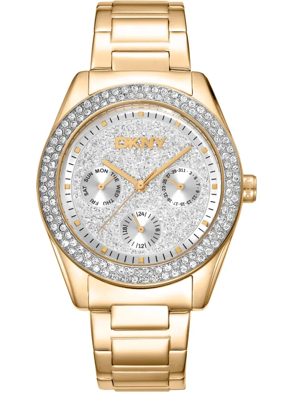 "Dkny Uhren im Sale | DKNY Damen Chronograph Uhr Gelb online kaufen"|Planet-Deluxe