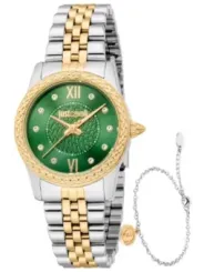 "Just Cavalli Uhren im Sale | Just Cavalli Damen Quarzuhr Gold-Gelb online kaufen"|Planet-Deluxe