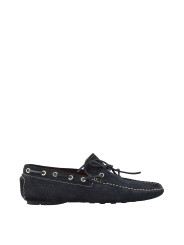Blaue Sparco Mokassins mit Camouflage-Muster