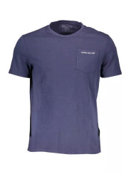 T-Shirts Chic Embroidered Pocket Tee in Sapphire Hue 100,00 € 7618483567021 | Planet-Deluxe