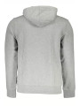 Sweaters Elevated Gray Cotton Hoodie with Logo Print 230,00 € 192825837975 | Planet-Deluxe