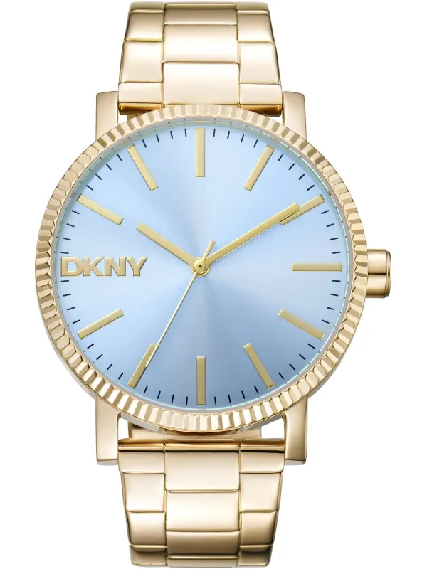 "Dkny Uhren im Sale | DKNY Damen Quarzuhr Gelb online kaufen"|Planet-Deluxe