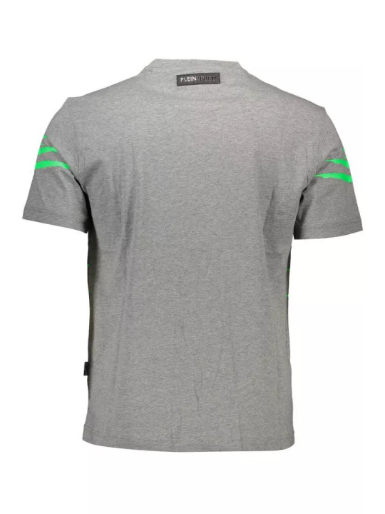 T-Shirts Sleek Gray Crew Neck Designer Tee 330,00 € 8059024013222 | Planet-Deluxe