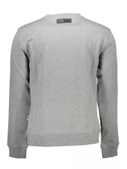 Sweaters Sleek Gray Long-Sleeve Sweatshirt with Logo 550,00 € 8059024009621 | Planet-Deluxe