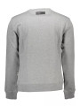 Sweaters Sleek Gray Long-Sleeve Sweatshirt with Logo 550,00 € 8059024009621 | Planet-Deluxe