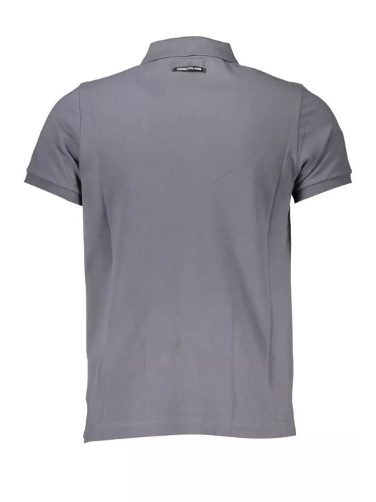 Polo Shirt Sleek Gray Cotton Polo with Classic Print 200,00 € 8054323855900 | Planet-Deluxe