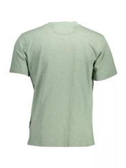 T-Shirts Chic Embroidered Green Tee with Pocket 150,00 € 7613431324497 | Planet-Deluxe