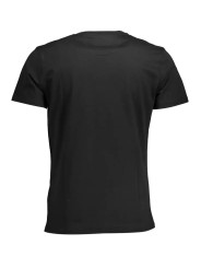 T-Shirts Elegant Black Crew Neck Cotton Tee 140,00 € 7613431309180 | Planet-Deluxe