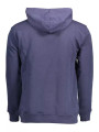 Sweaters Elegant Blue Cotton Hooded Sweater 270,00 € 8300825332198 | Planet-Deluxe