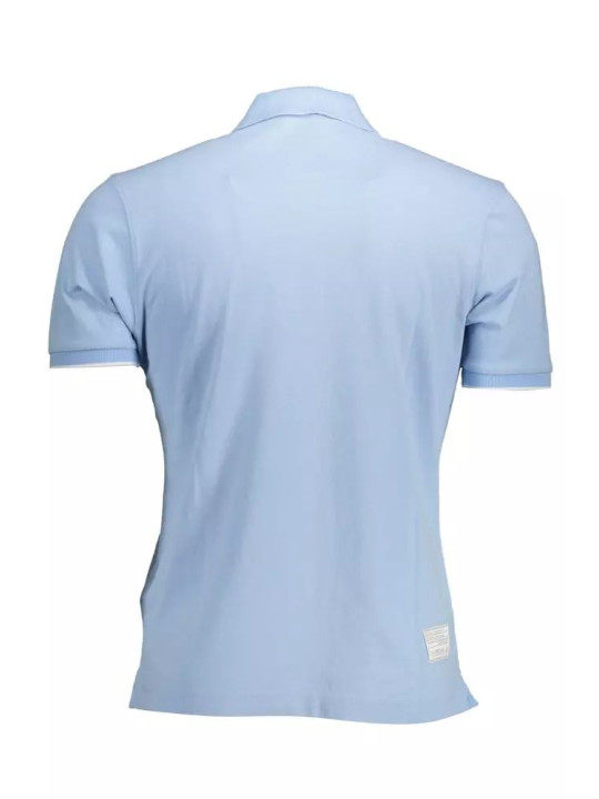 Polo Shirt Elegant Light Blue Polo with Contrasting Details 270,00 € 7613314082544 | Planet-Deluxe