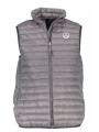 Jackets Sleek Sleeveless Gray Polyamide Vest 230,00 € 8300825491994 | Planet-Deluxe