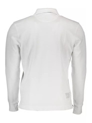 Polo Shirt Elegant White Long-Sleeved Polo Shirt 290,00 € 7613314476398 | Planet-Deluxe