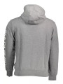 Sweaters Chic Gray Hooded Cotton Blend Sweatshirt 250,00 € 196246525404 | Planet-Deluxe