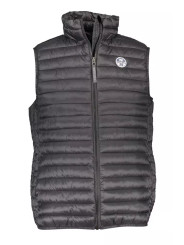 Jackets Sleek Sleeveless Black Jacket 230,00 € 8300825363895 | Planet-Deluxe