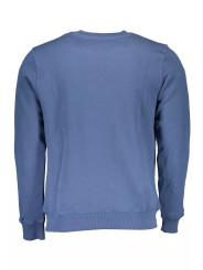 Sweaters Chic Blue Printed Logo Sweatshirt 160,00 € 8300825499839 | Planet-Deluxe