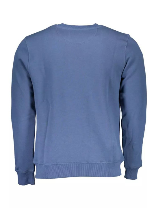 Sweaters Chic Blue Printed Logo Sweatshirt 160,00 € 8300825499839 | Planet-Deluxe