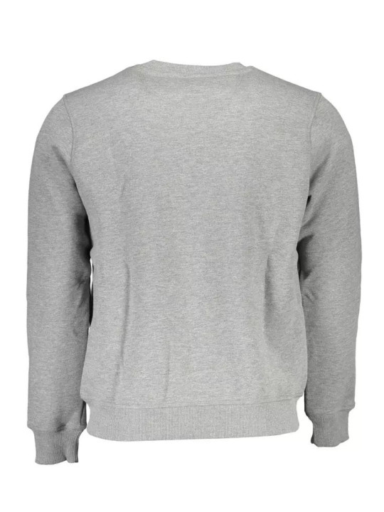 Sweaters Gray Round Neck Logo Sweatshirt 160,00 € 8300825499976 | Planet-Deluxe