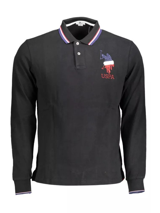 Polo Shirt Elegant Long-Sleeve Polo with Embroidery 200,00 € 632276199081 | Planet-Deluxe