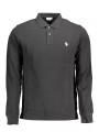 Polo Shirt Classic Black Long-Sleeve Polo Elegance 170,00 € 632196199079 | Planet-Deluxe