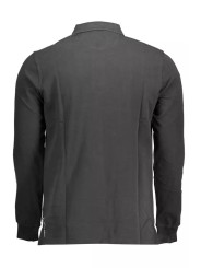 Polo Shirt Classic Black Long-Sleeve Polo Elegance 170,00 € 632196199079 | Planet-Deluxe