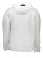 Sweaters Sleek White Hooded Sweatshirt with Contrasting Accents 550,00 € 8059024008877 | Planet-Deluxe