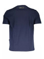 T-Shirts Chic Blue Crew Neck Tee with Print Detail 320,00 € 8059024013581 | Planet-Deluxe