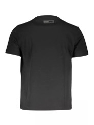 T-Shirts Elevated Athletic Black Tee with Iconic Print 370,00 € 8059024013888 | Planet-Deluxe