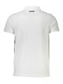 Polo Shirt Elegant White Cotton Polo with Chic Print 200,00 € 8054323849725 | Planet-Deluxe