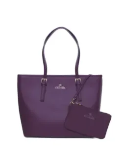 Egon Von Furstenberg Violette Eleganz Schultertasche Damen