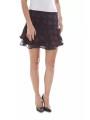 Skirts Elegant Black Silk Blend Short Skirt 700,00 € 8033983872779 | Planet-Deluxe