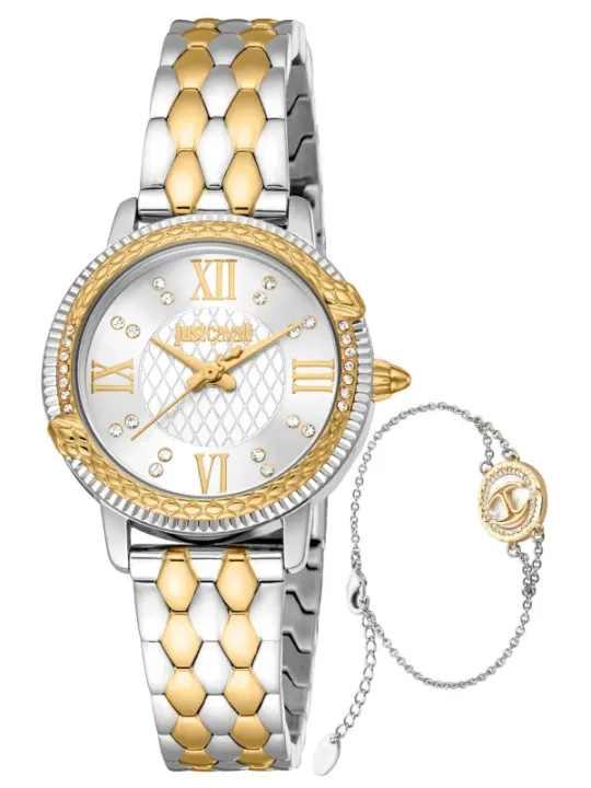 "Just Cavalli Uhren im Sale | Just Cavalli Damen Quarzuhr Grau online kaufen"|Planet-Deluxe