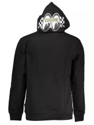 Sweaters Sleek Black Hooded Long-Sleeve Sweatshirt 250,00 € 196244904997 | Planet-Deluxe