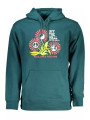 Sweaters Green Cotton Hooded Sweatshirt with Central Pocket 280,00 € 196244906144 | Planet-Deluxe