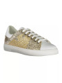 Sneakers Gleaming Gold Lace-Up Sport Sneakers 460,00 € 8052467561176 | Planet-Deluxe