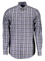 Shirts Elegant Blue Button-Down Cotton Blend Shirt 250,00 € 7325705367689 | Planet-Deluxe