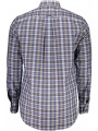 Shirts Elegant Blue Button-Down Cotton Blend Shirt 250,00 € 7325705367689 | Planet-Deluxe