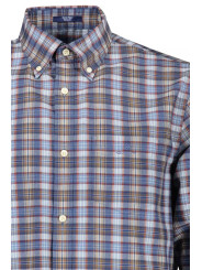 Shirts Elegant Blue Button-Down Cotton Blend Shirt 250,00 € 7325705367689 | Planet-Deluxe