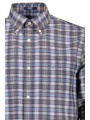 Shirts Elegant Blue Button-Down Cotton Blend Shirt 250,00 € 7325705367689 | Planet-Deluxe