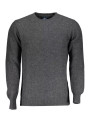 Sweaters Elegant Wool-Blend Men's Gray Sweater 300,00 € 8300825063924 | Planet-Deluxe